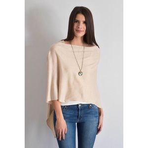 Kerisma Eden Poncho in Light Beige: Worn Once!